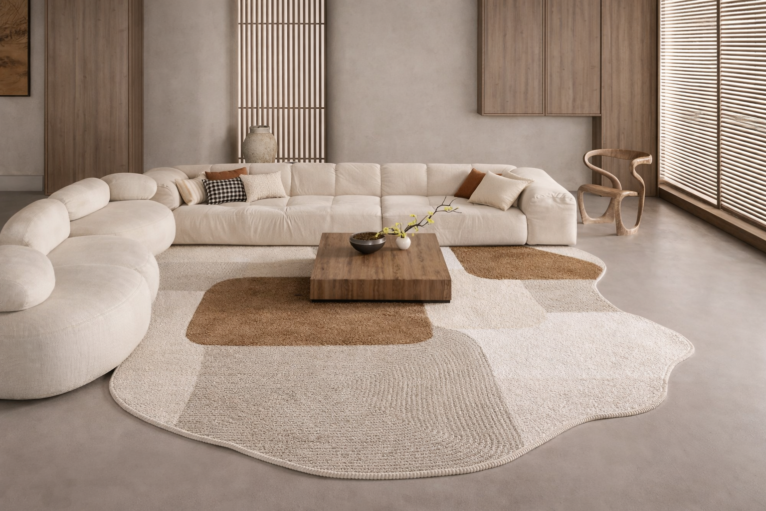 Tapis KANO – Forme Organique Contemporaine