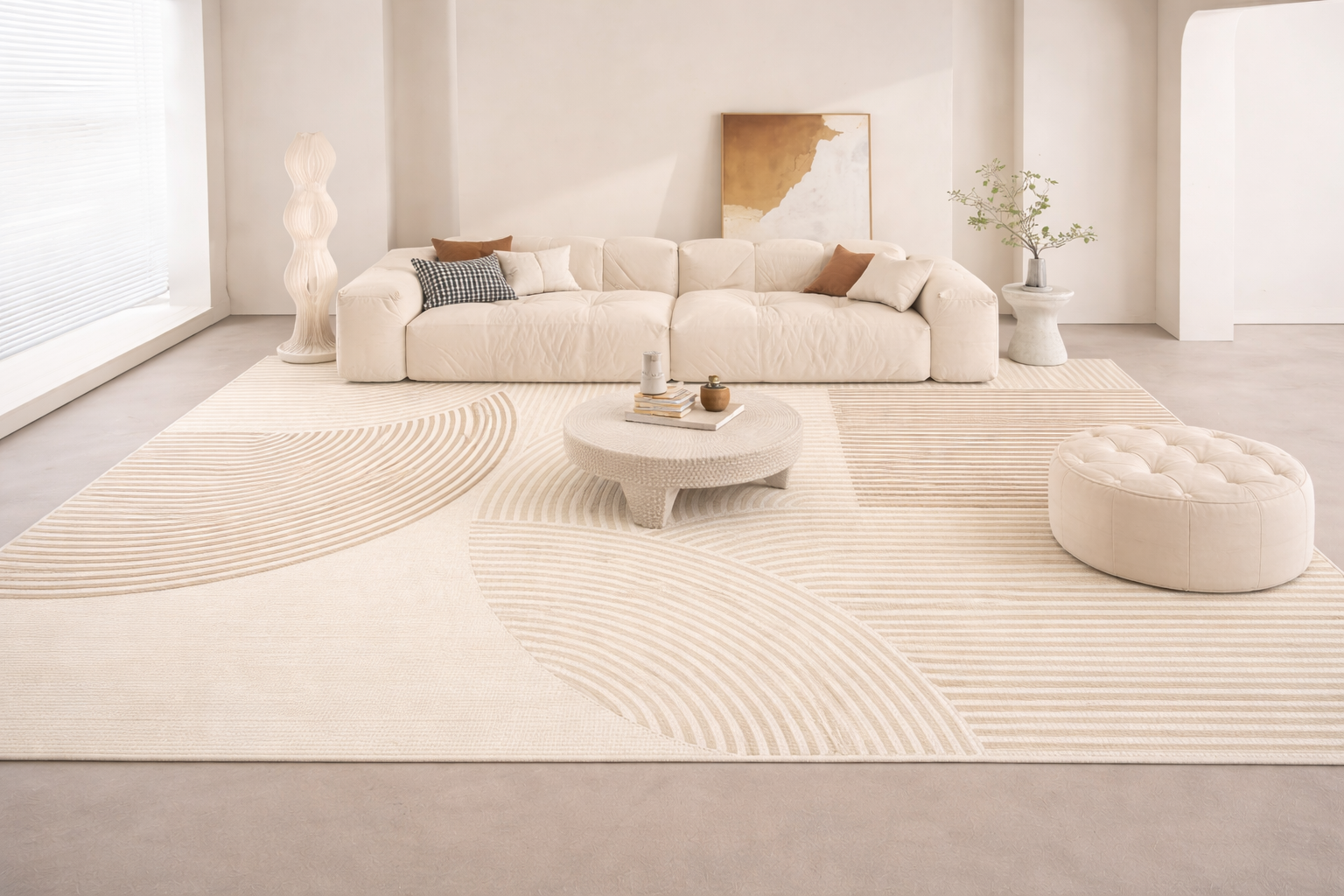 Tapis ARKO rectangulaire – Design Contemporain Minimaliste