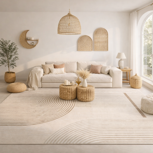 Tapis ARIN rectangulaire – Design Graphique Contemporain