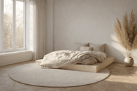 Tapis Rond ORIA  — Minimalisme Contemporain