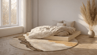 Tapis Rond RIVIA — Minimalisme Contemporain